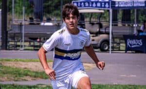 Owen Fadden, a left-footed center-back, has played nearly every minute for IFA this season.