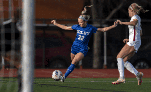 Colby and forward Abigail Jarvi made the NESCAC championship game last season.