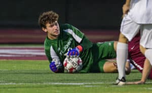 Matt Droggitis and St. John's Prep have a key rematch with BC High in October. (Brian Kelly/NESJ)