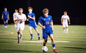 Tolland and senior captain Reid Babcock went 13-1-2 this season. (Michele Cady)