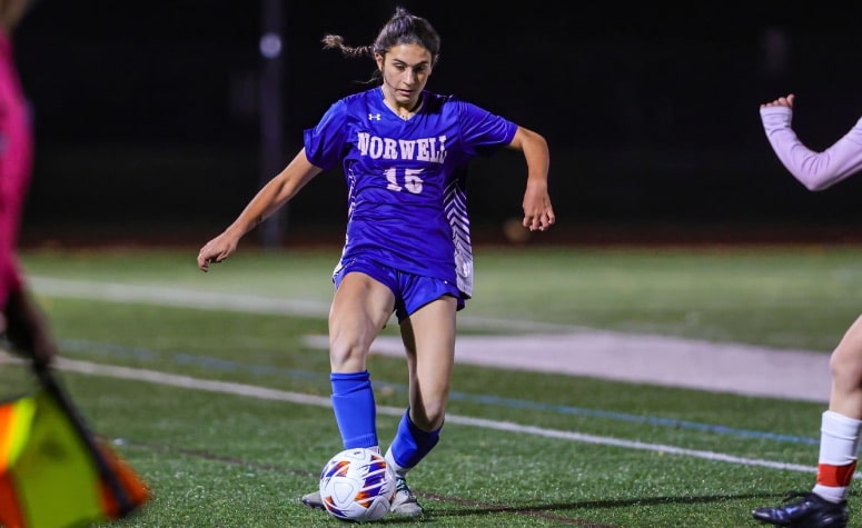 Ally Kelley scored seven goals in four games for Norwell this past week. (Brian Kelly/NESJ)